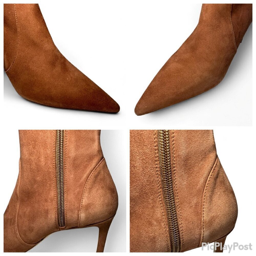 Stuart Weitzman 85 Knee High Suede Boot, Tan, Size 7.5 US, 38 EU NWOB - Picture 13 of 16